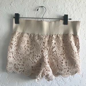 Women’s crochet shorts